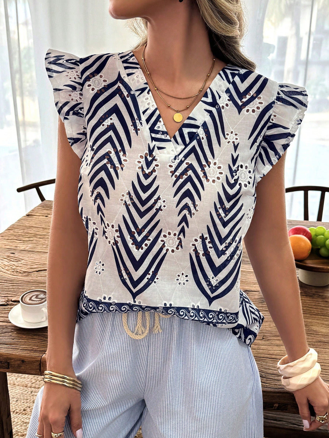 Top SHEIN, albastru
