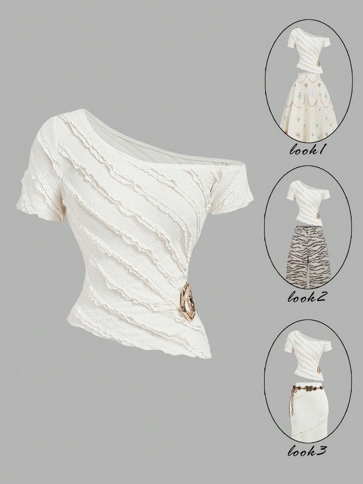 Tricou SHEIN, bej