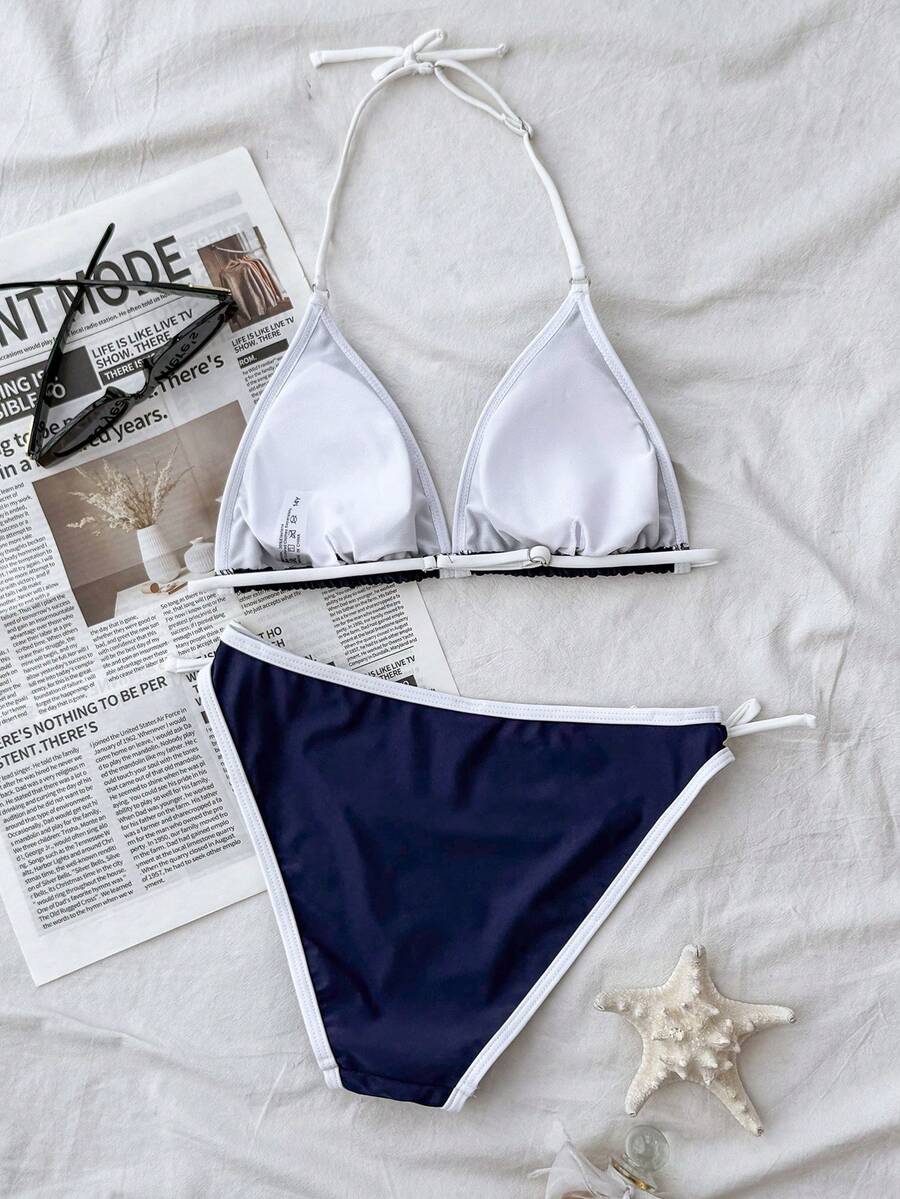 Costum de baie SHEIN, albastru