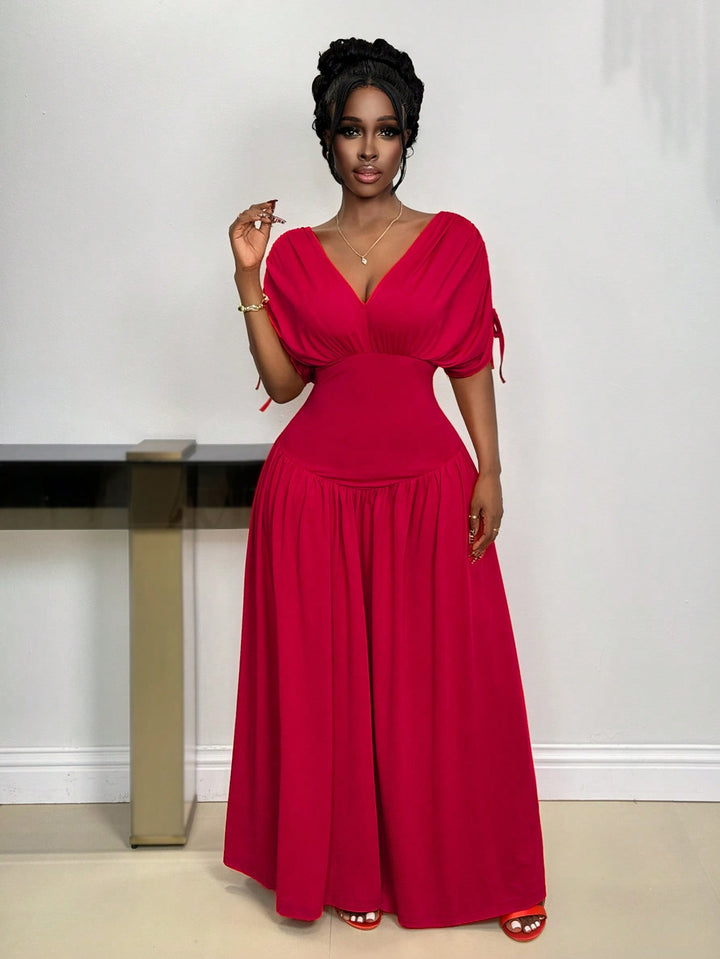 SHEIN maxi ruha, piros