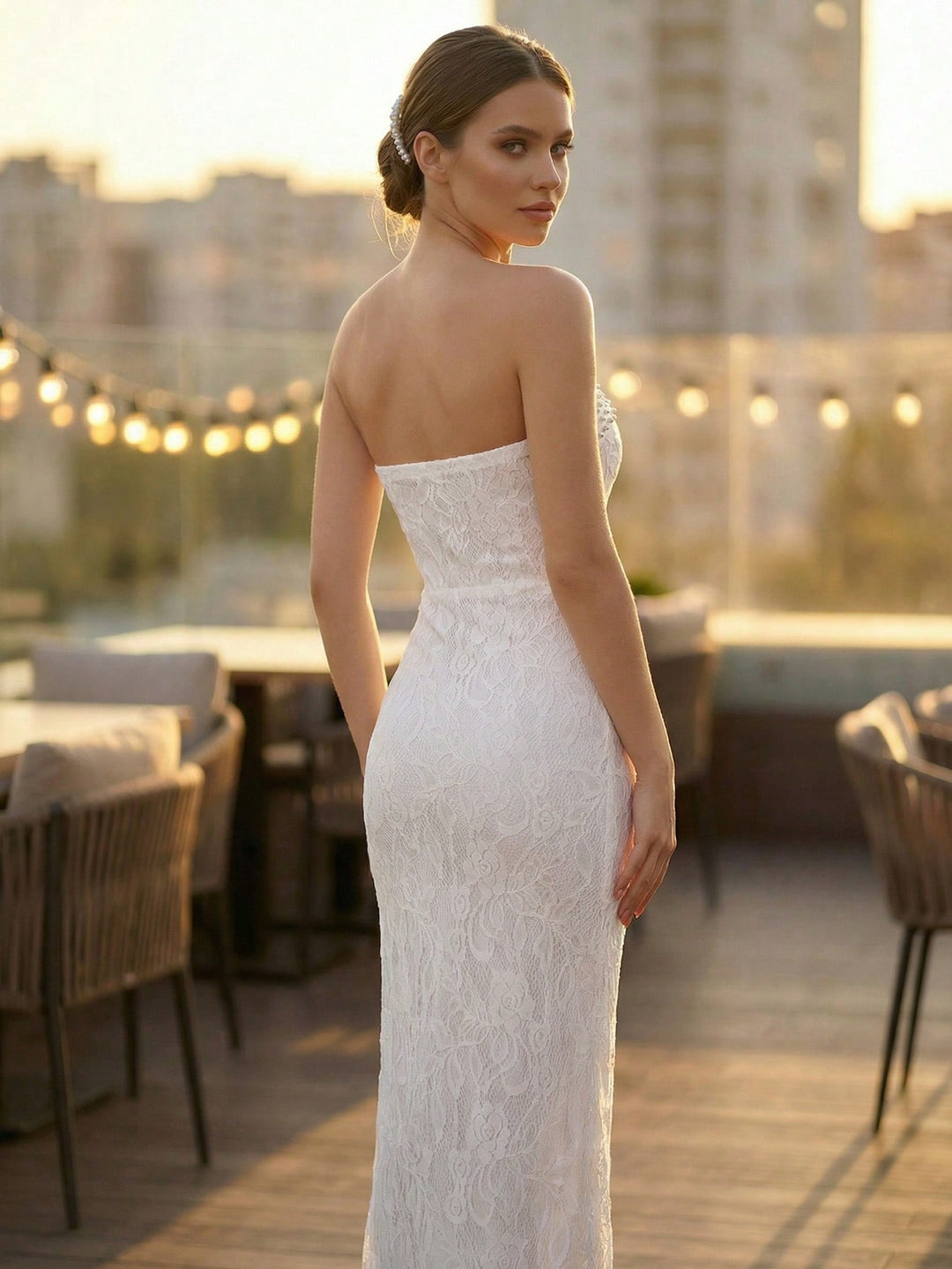 Rochie SHEIN, alb