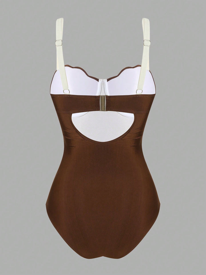 Costum de baie SHEIN, mix culori