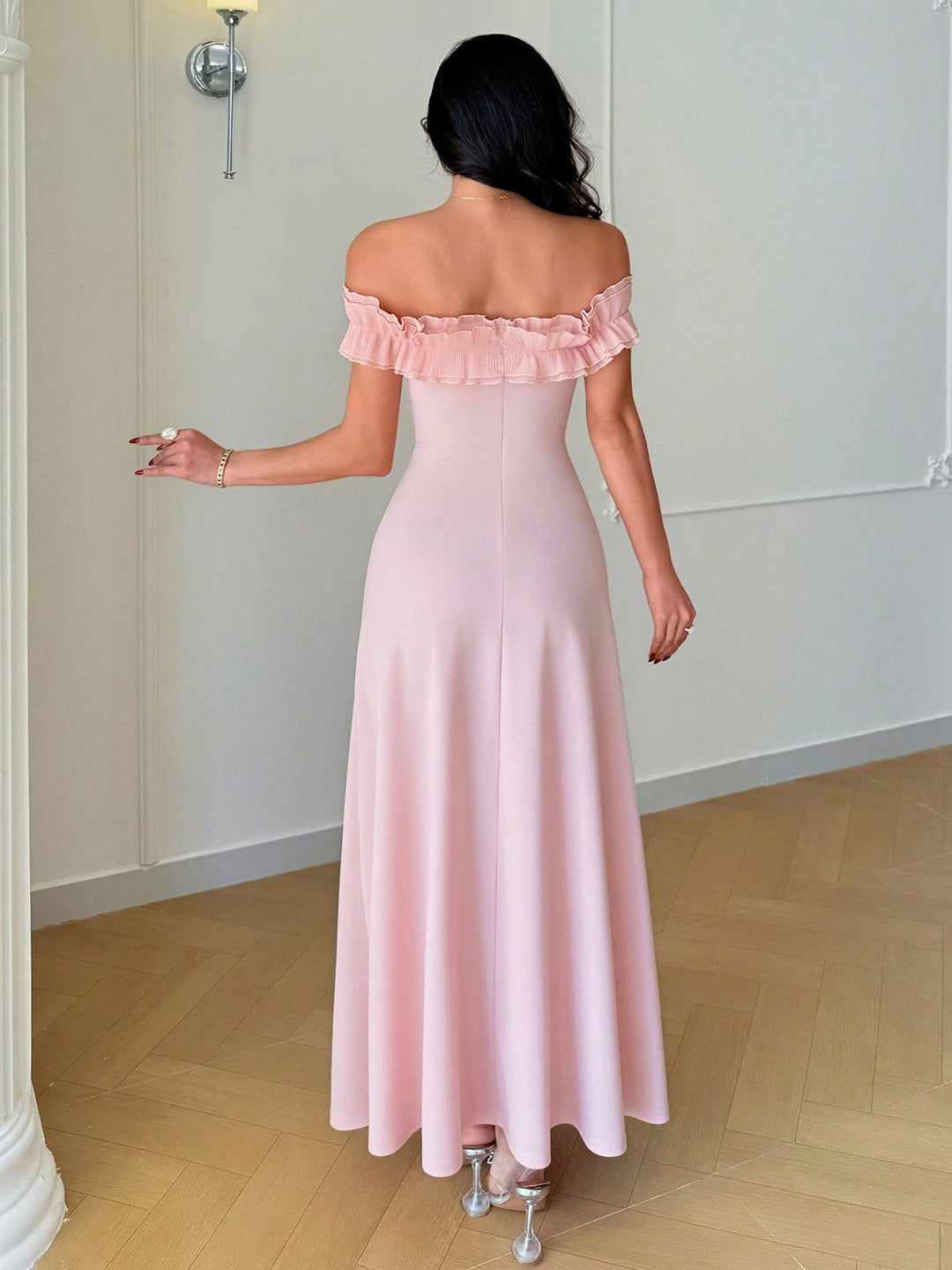 Rochie midi SHEIN, vișiniu
