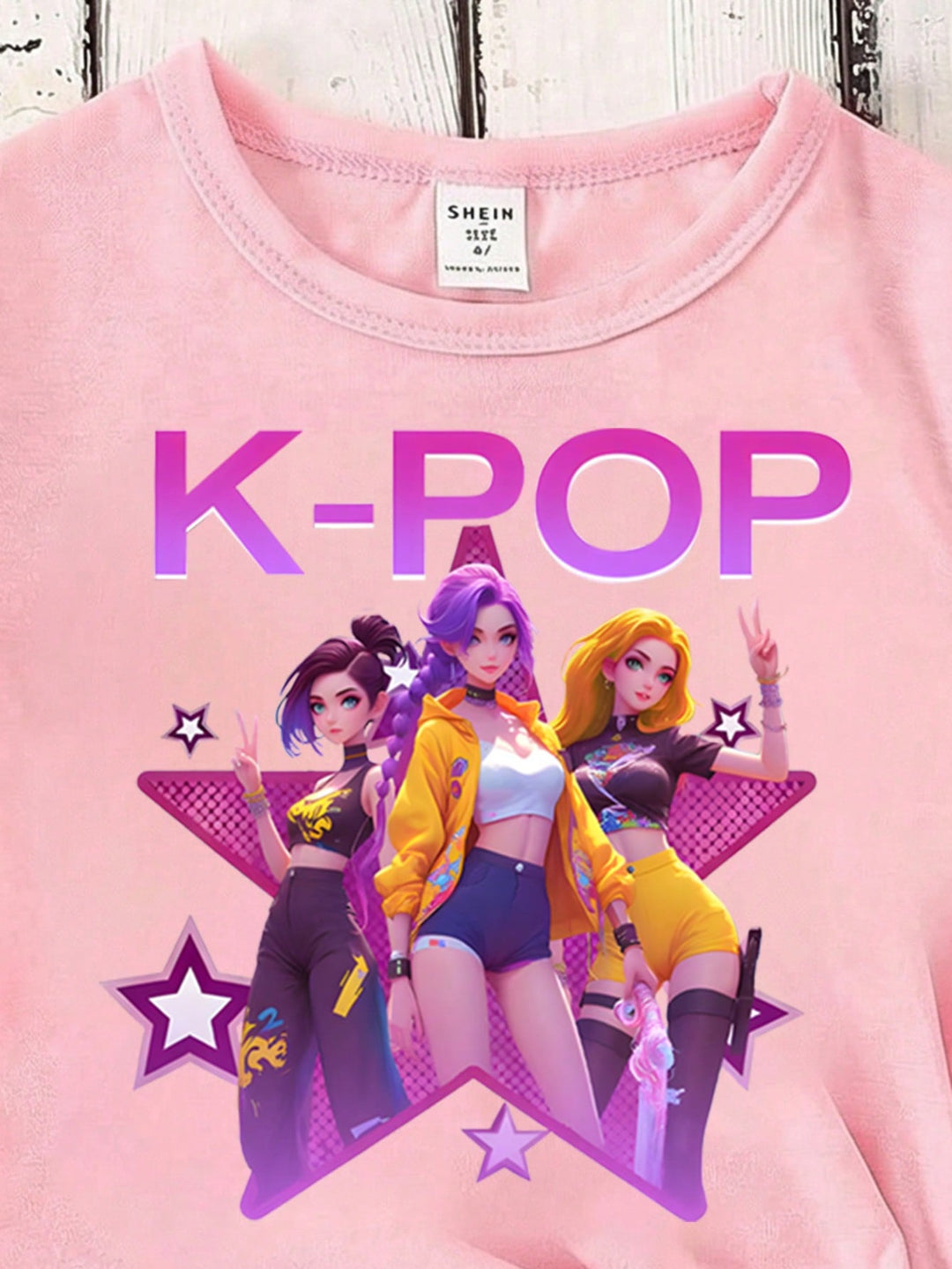 Tricou SHEIN, roz
