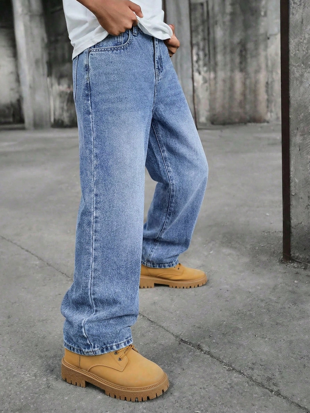 Jeans SHEIN, albastru