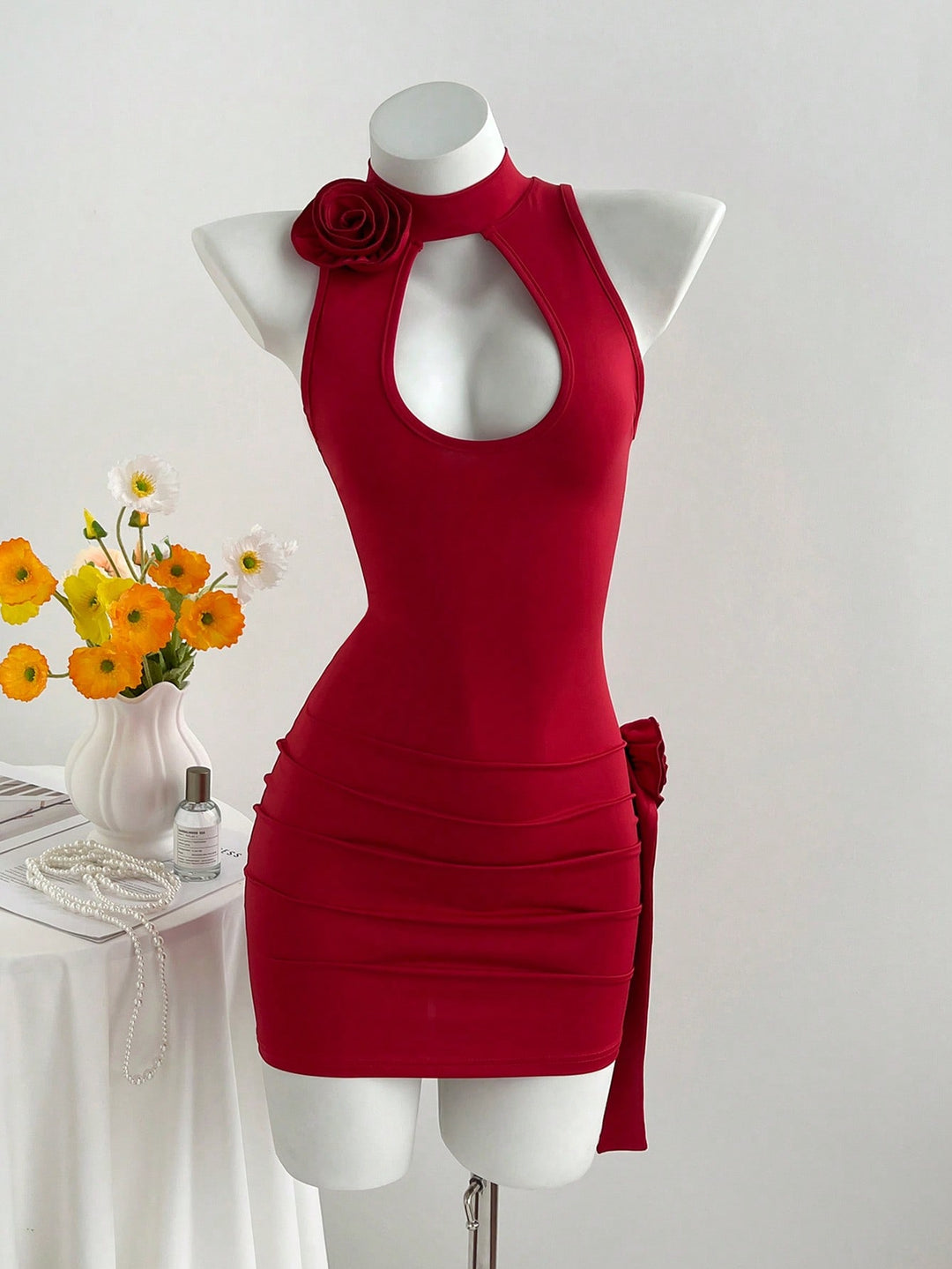 Rochie mini SHEIN, roșu