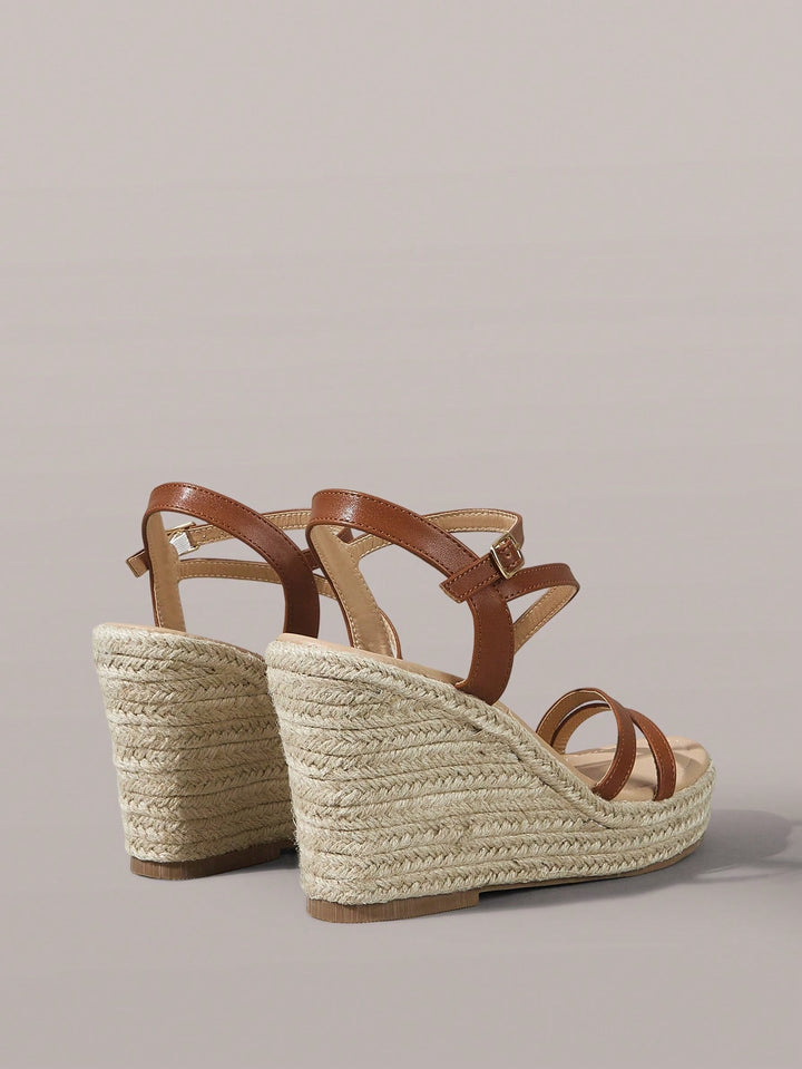 Sandale SHEIN, maro