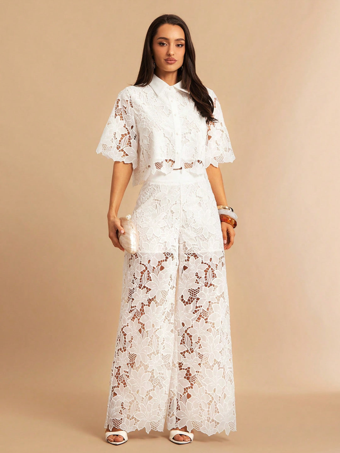 Pantaloni SHEIN, bej