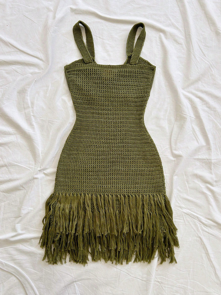 Rochie SHEIN, kaki