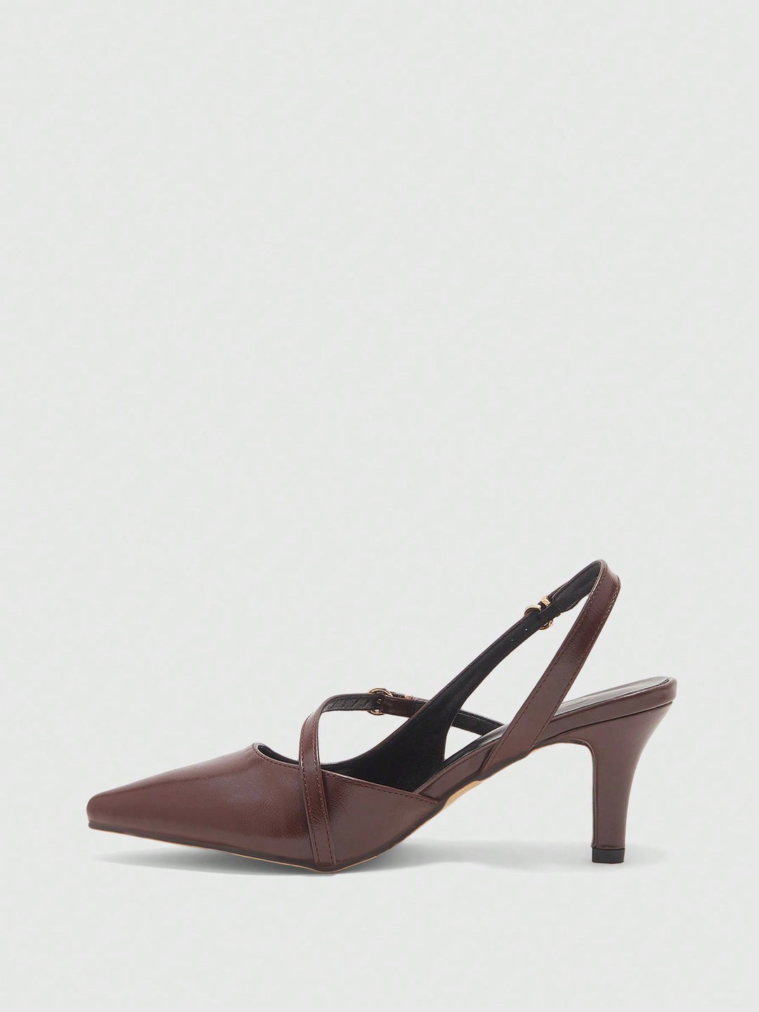 Pantofi cu toc SHEIN, maro