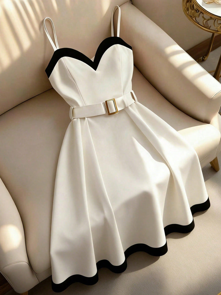 Rochie midi SHEIN, alb
