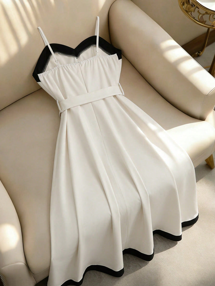 Rochie midi SHEIN, alb
