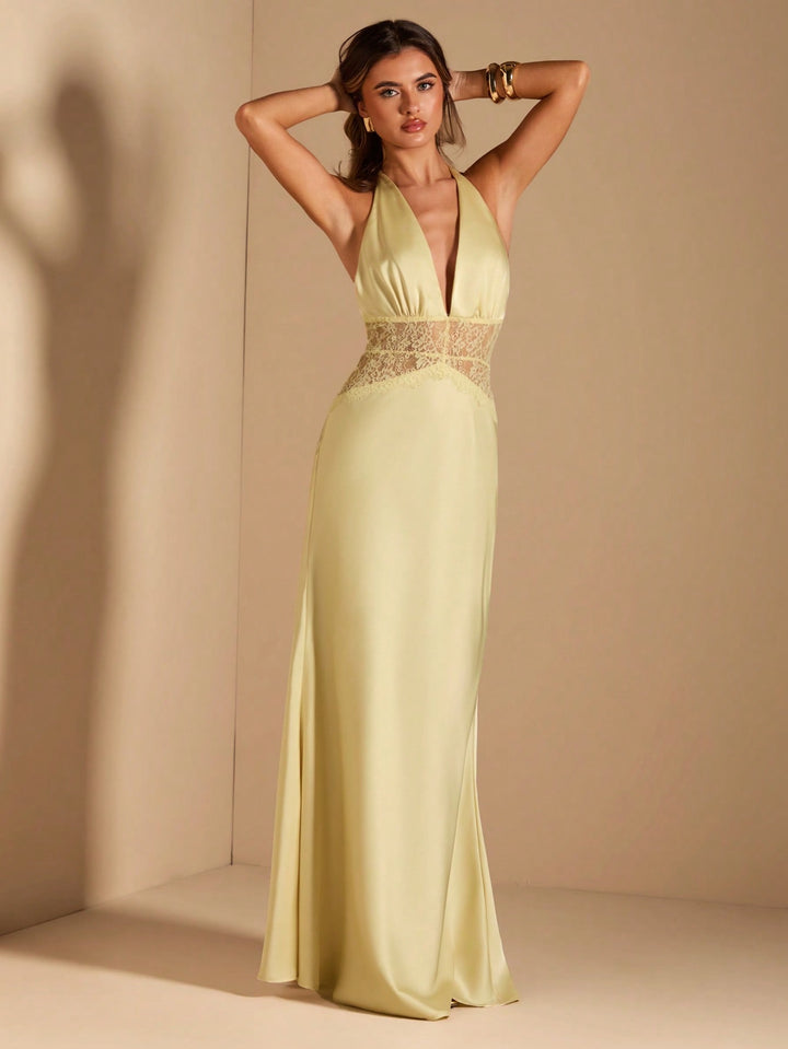 Rochie maxi SHEIN, galben