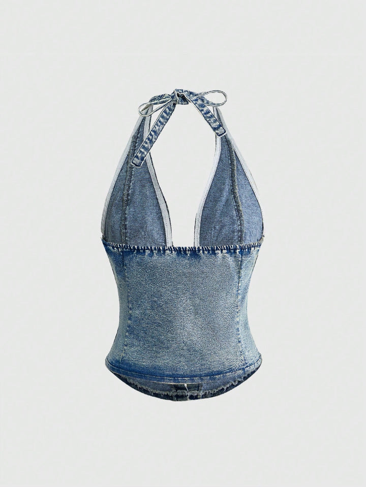 Top SHEIN, albastru