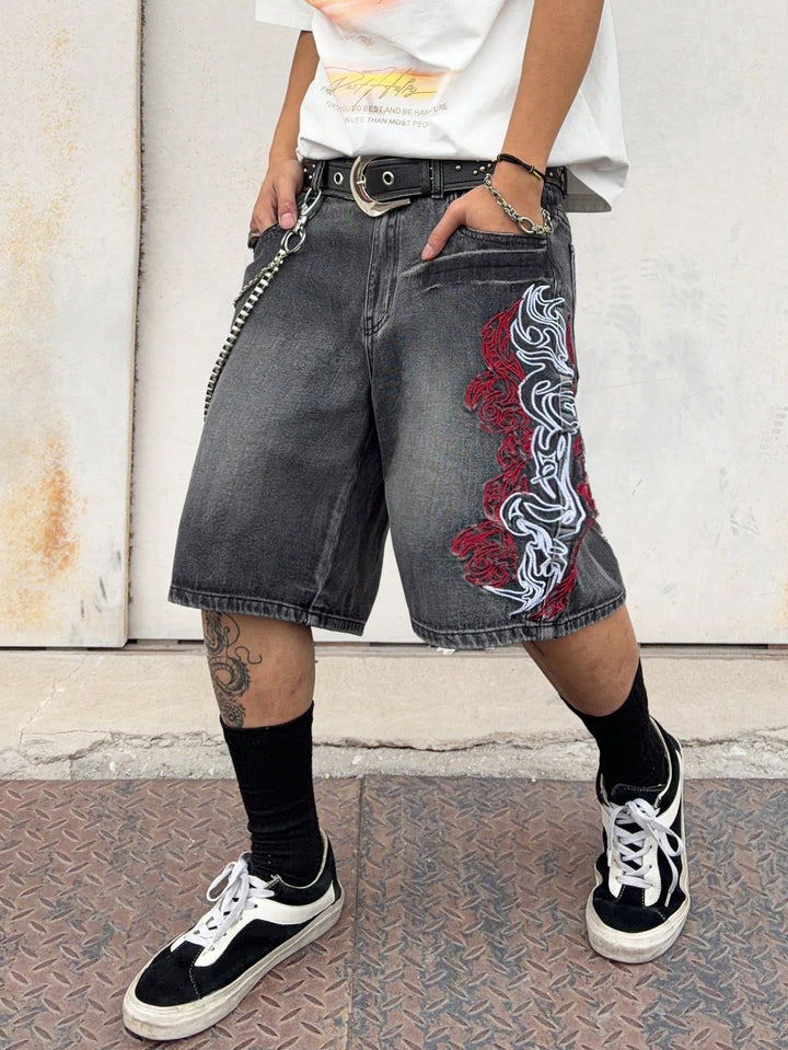Pantaloni scurți SHEIN, negru