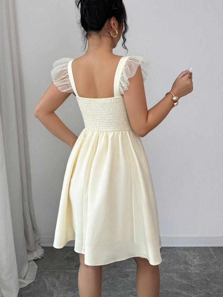 Rochie scurtă SHEIN, galben