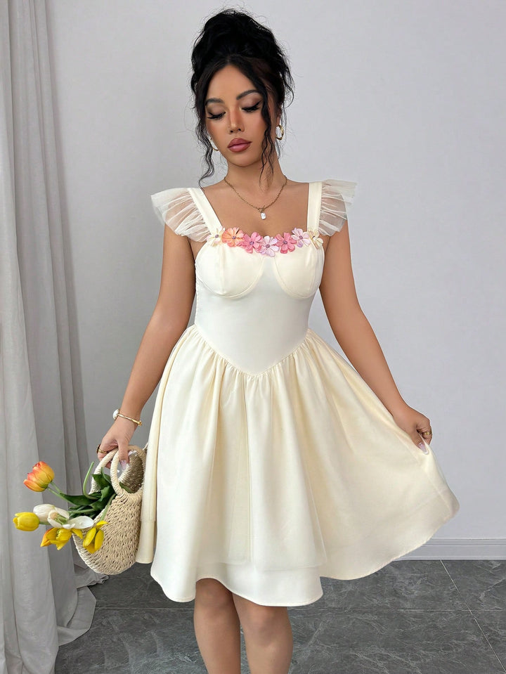 Rochie scurtă SHEIN, galben