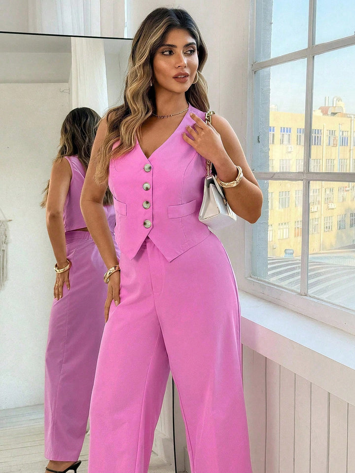 Costum SHEIN, roz