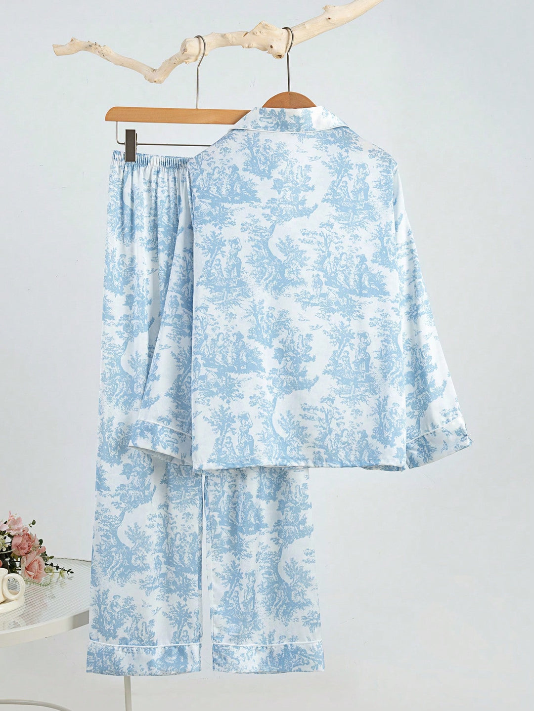 Pijama SHEIN, albastru