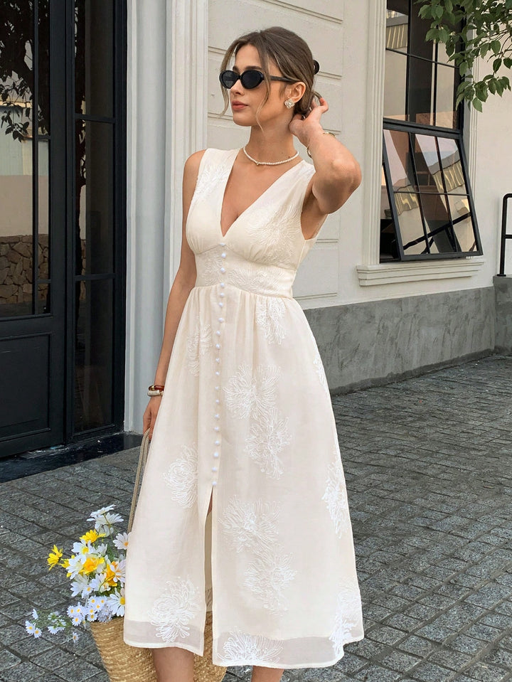 Rochie maxi SHEIN, portocaliu