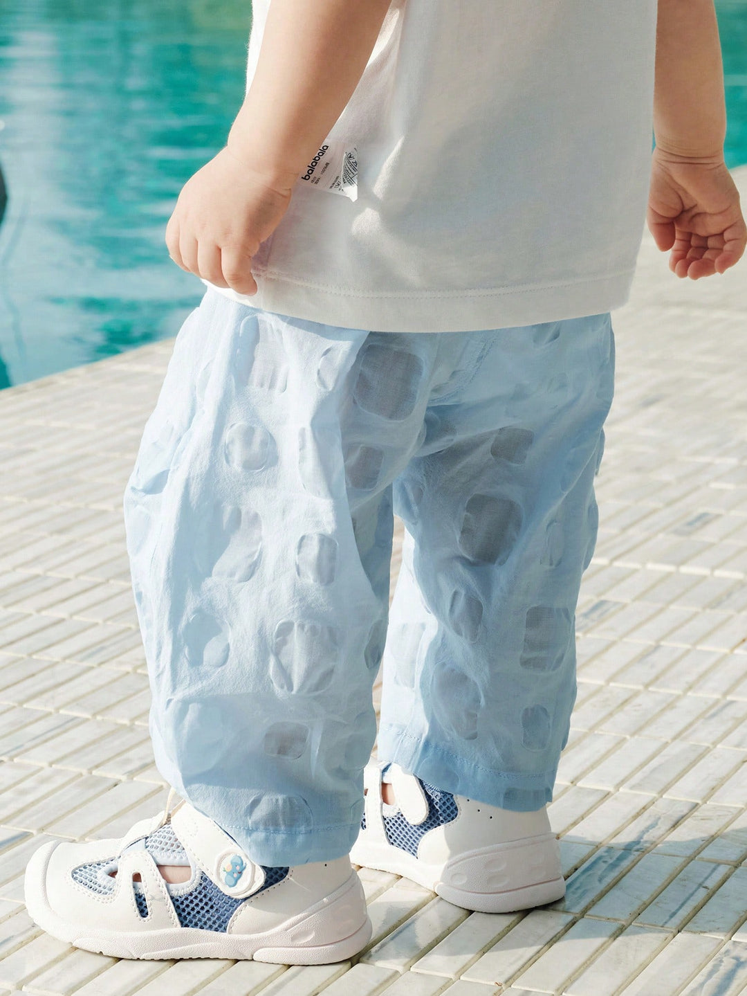 Pantaloni SHEIN, albastru