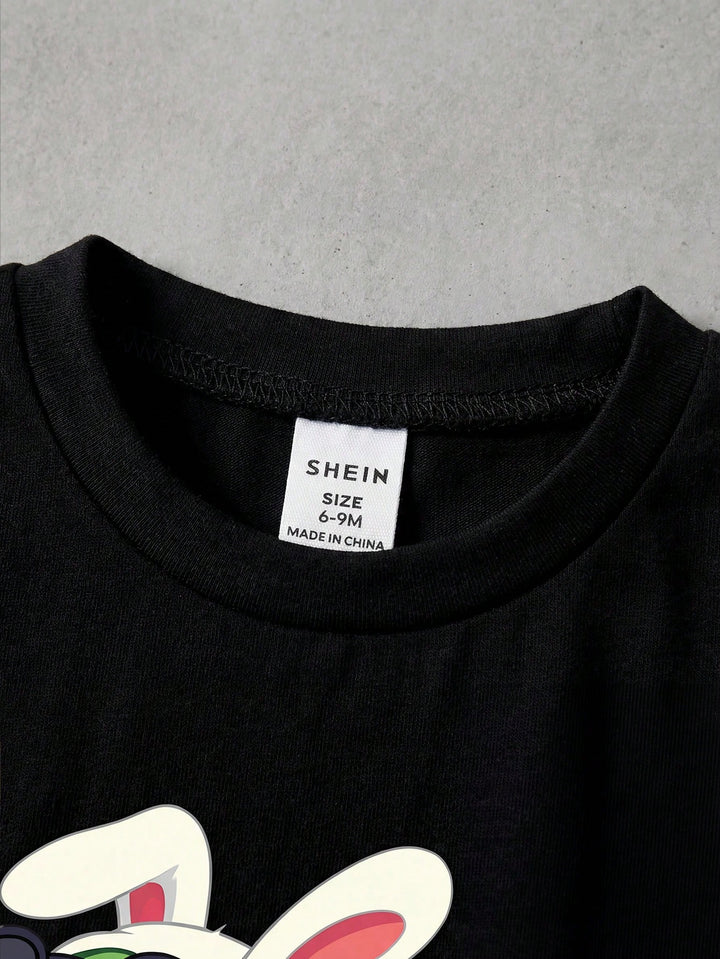SHEIN gyerekpóló, fekete