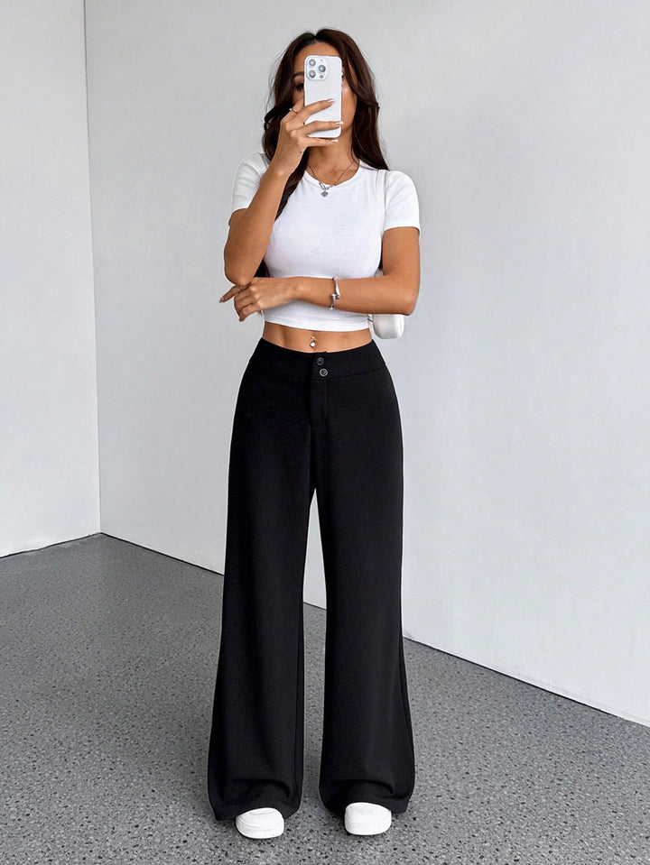 Pantaloni SHEIN, negru