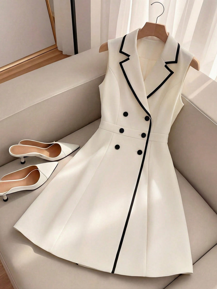 Rochie scurtă SHEIN, bej