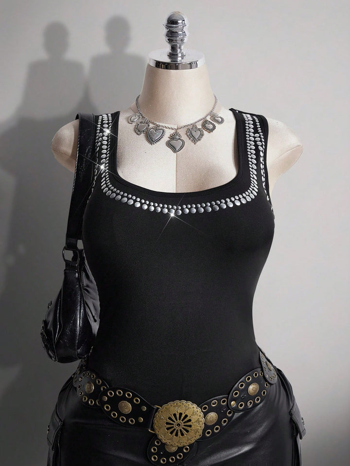 SHEIN top, fekete