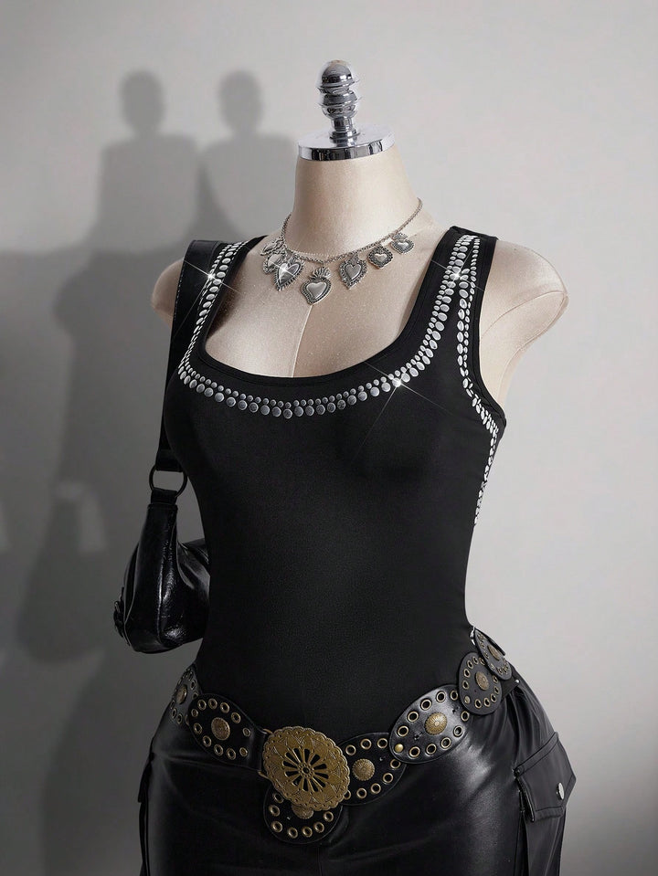 SHEIN top, fekete