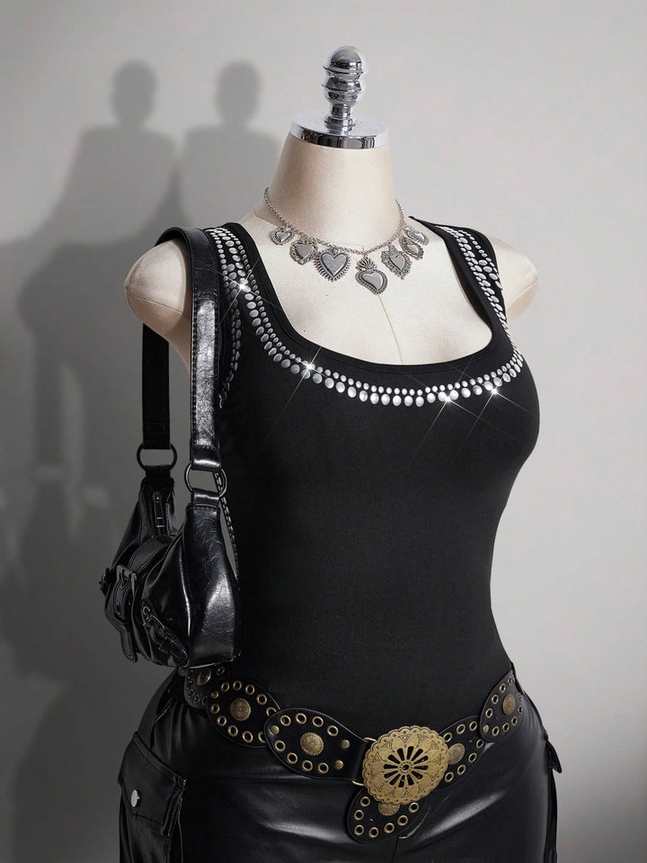 SHEIN top, fekete