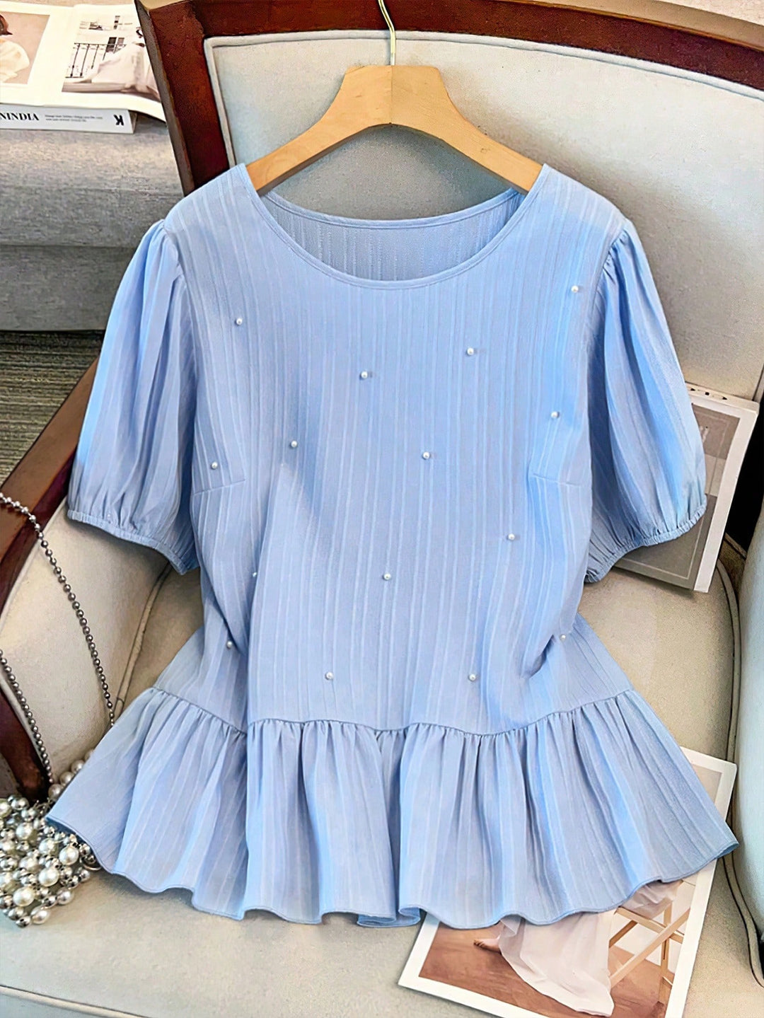Bluză SHEIN, albastru