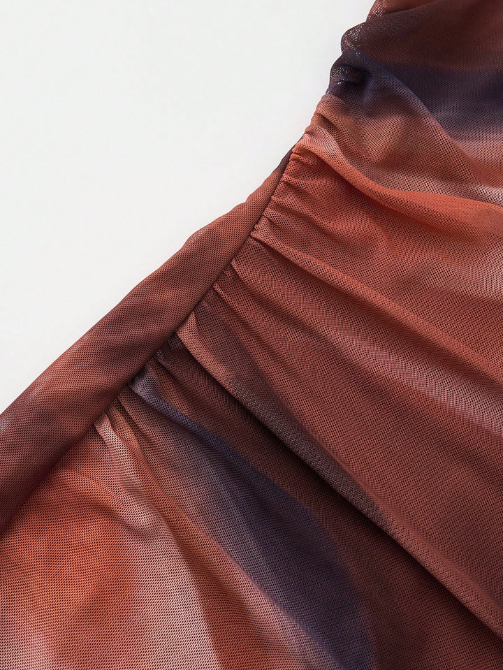 Rochie maxi SHEIN, mix culori