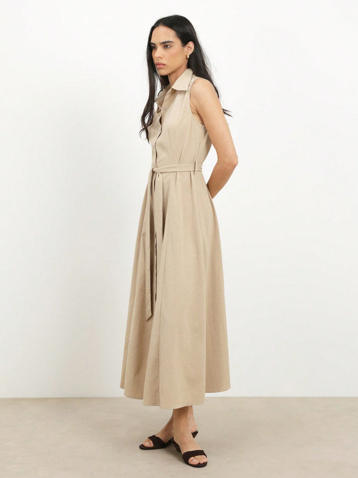 Rochie maxi SHEIN, kaki