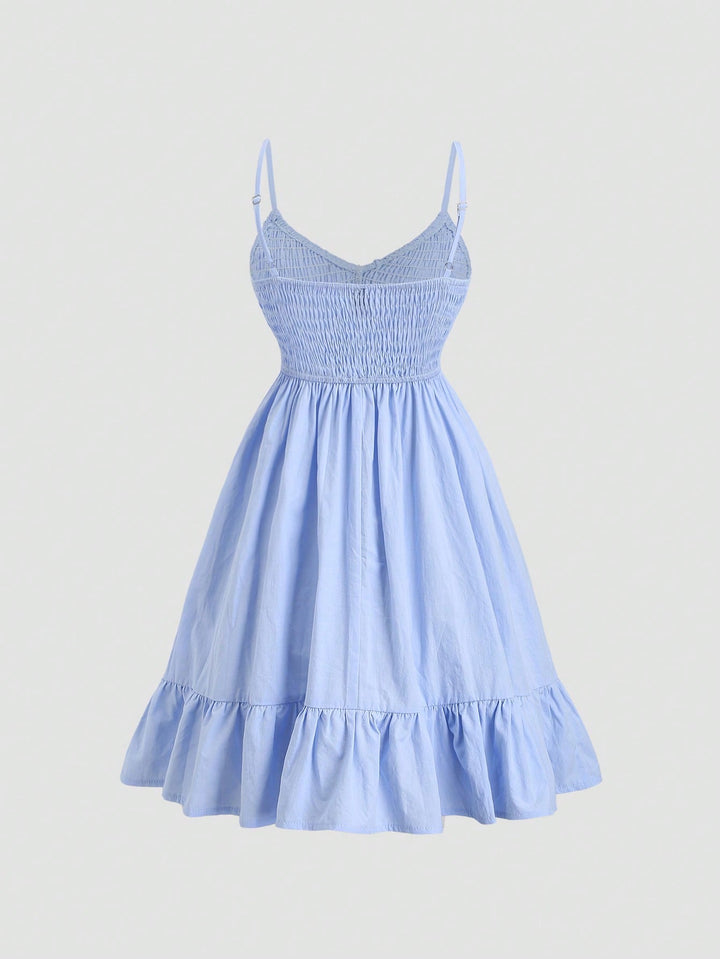 Rochie scurtă SHEIN, albastru