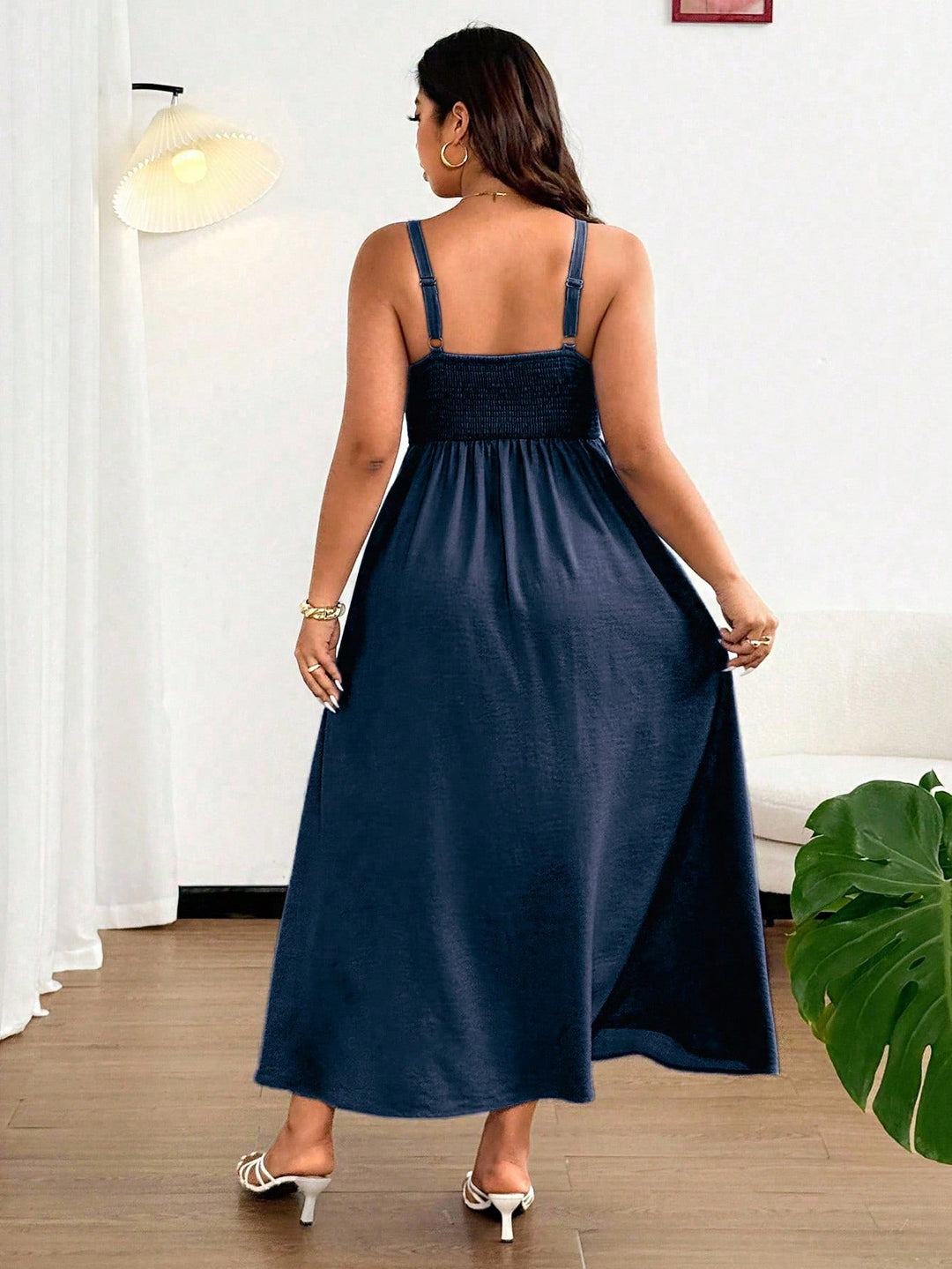 Rochie maxi SHEIN, albastru