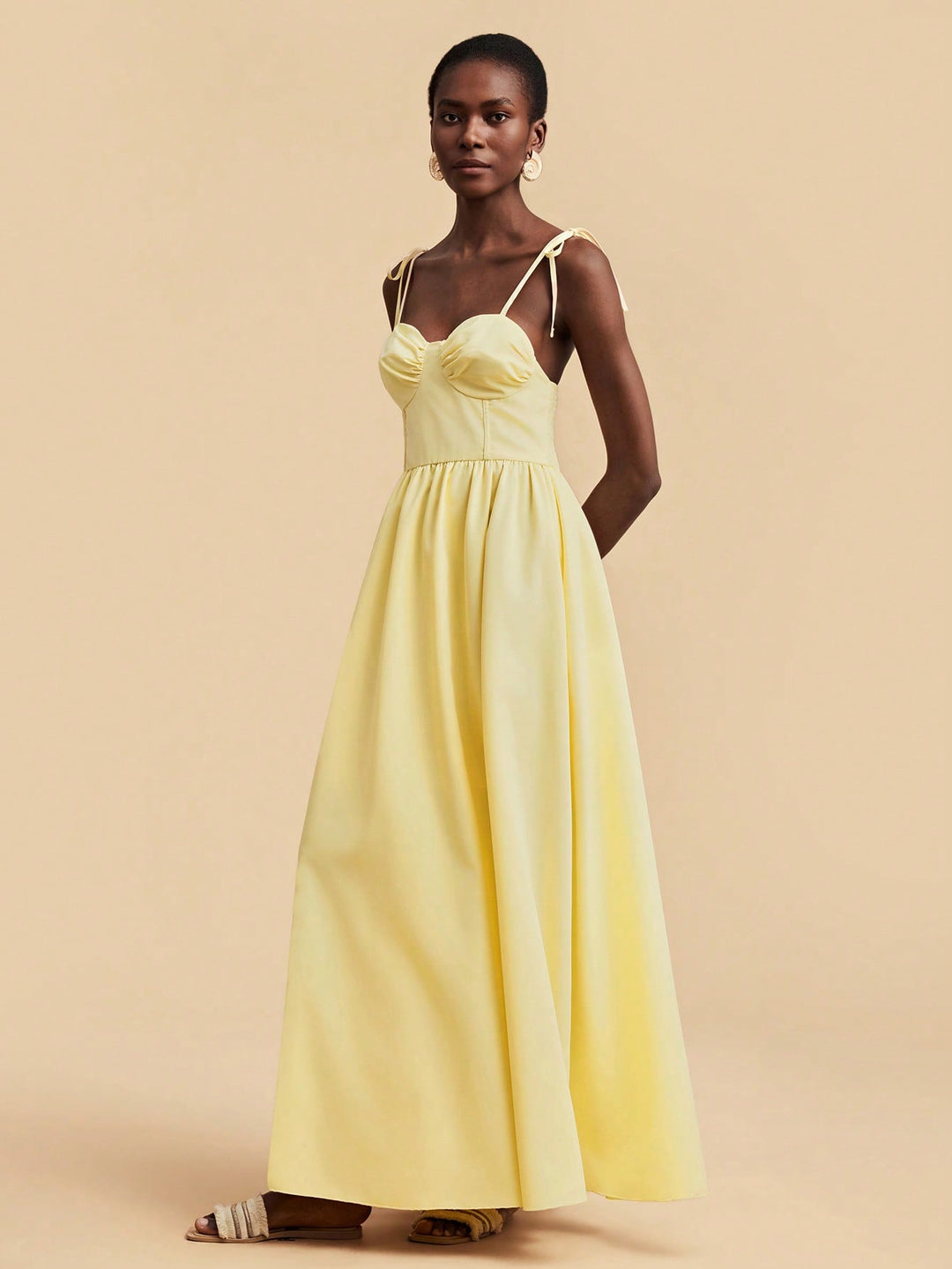 Rochie maxi SHEIN, galben