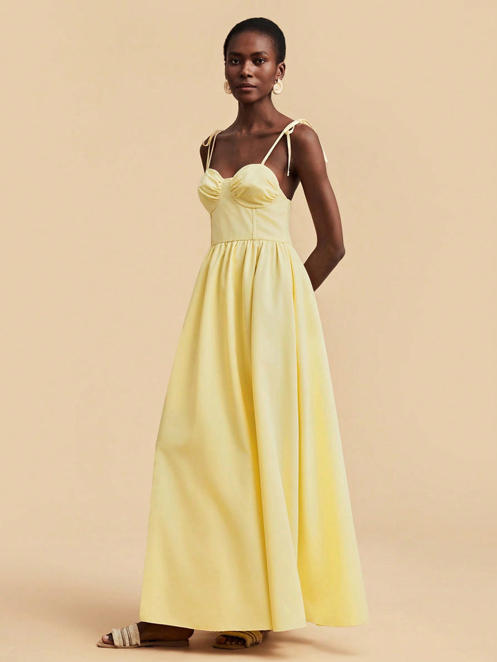 Rochie maxi SHEIN, galben
