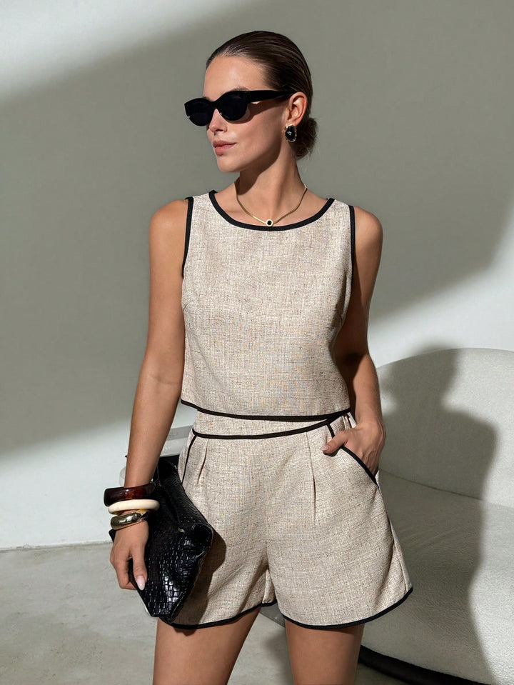 SHEIN együttes, bézs