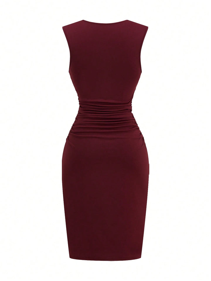 Rochie scurtă SHEIN, vișiniu