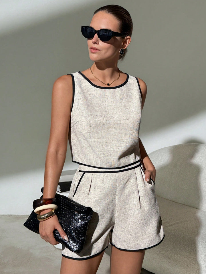 SHEIN együttes, bézs