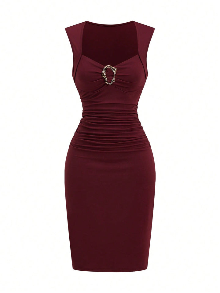 Rochie scurtă SHEIN, vișiniu