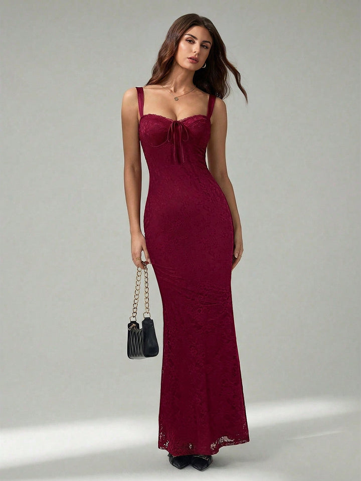 Rochie maxi SHEIN, vișiniu