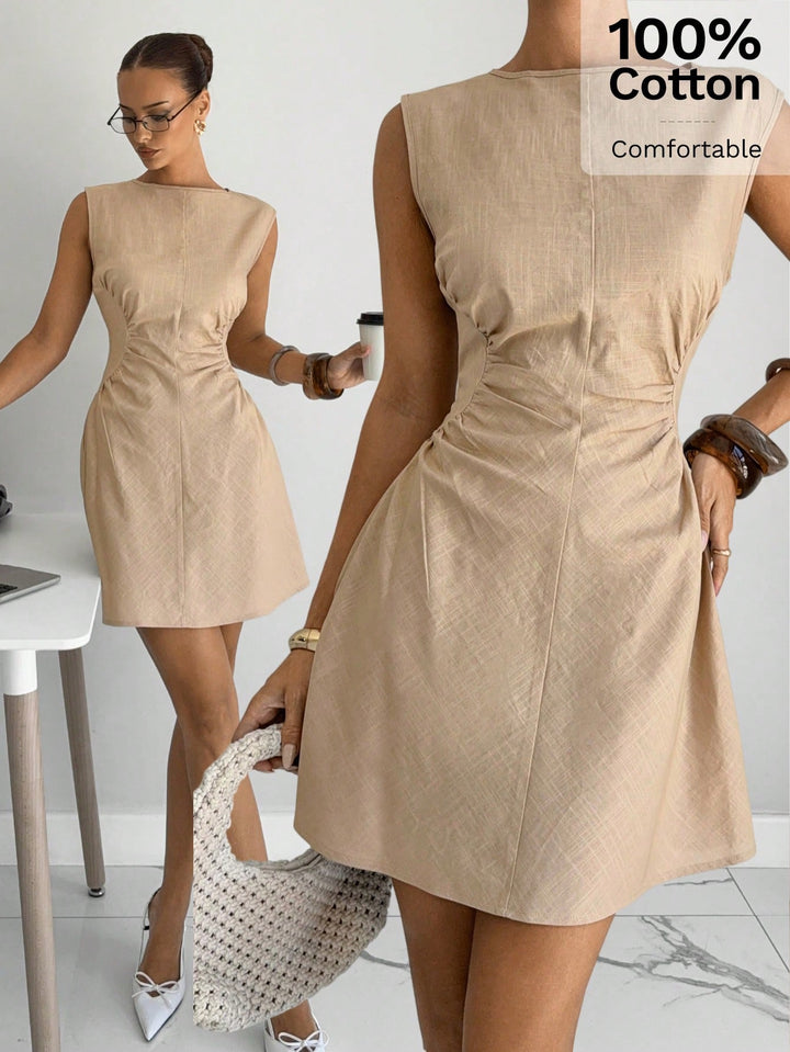 SHEIN mini ruha, bézs