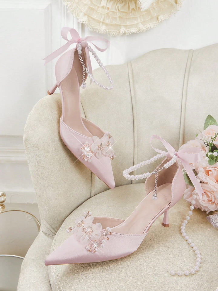 Pantofi cu toc SHEIN, roz