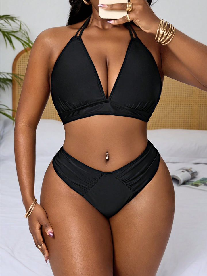Set bikini de baie SHEIN, negru