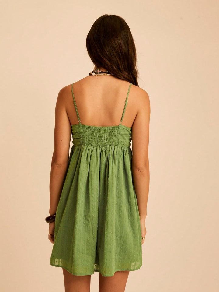 Rochie mini SHEIN, kaki