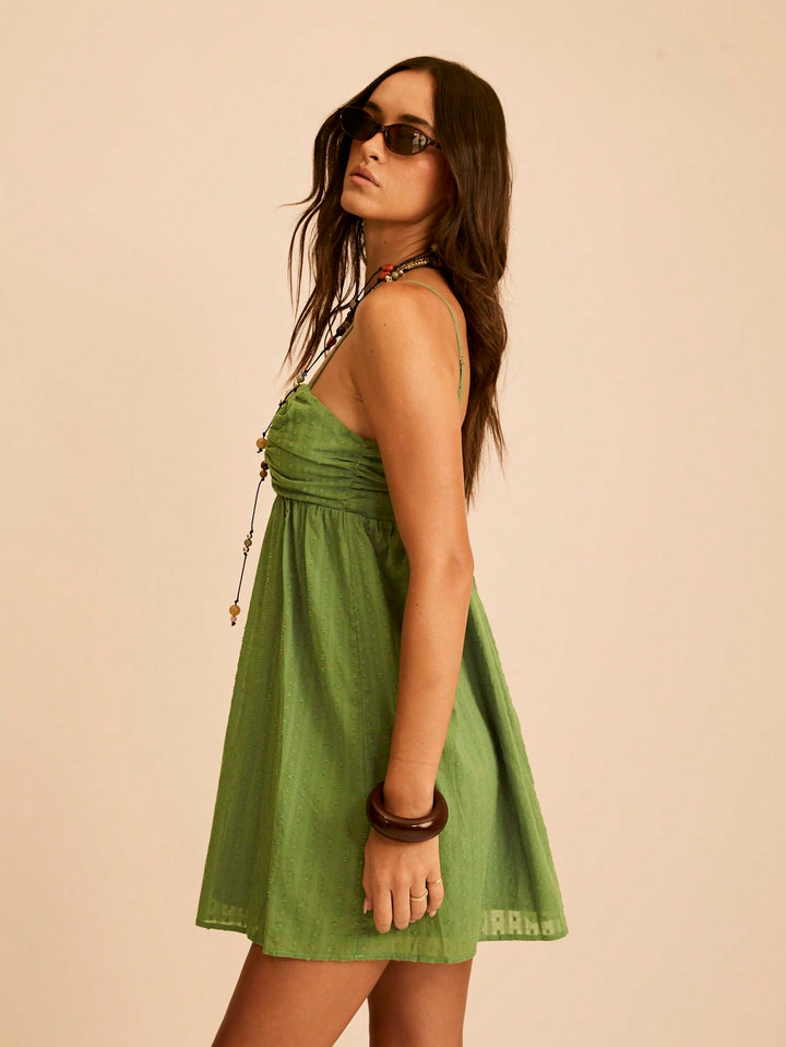 Rochie mini SHEIN, kaki