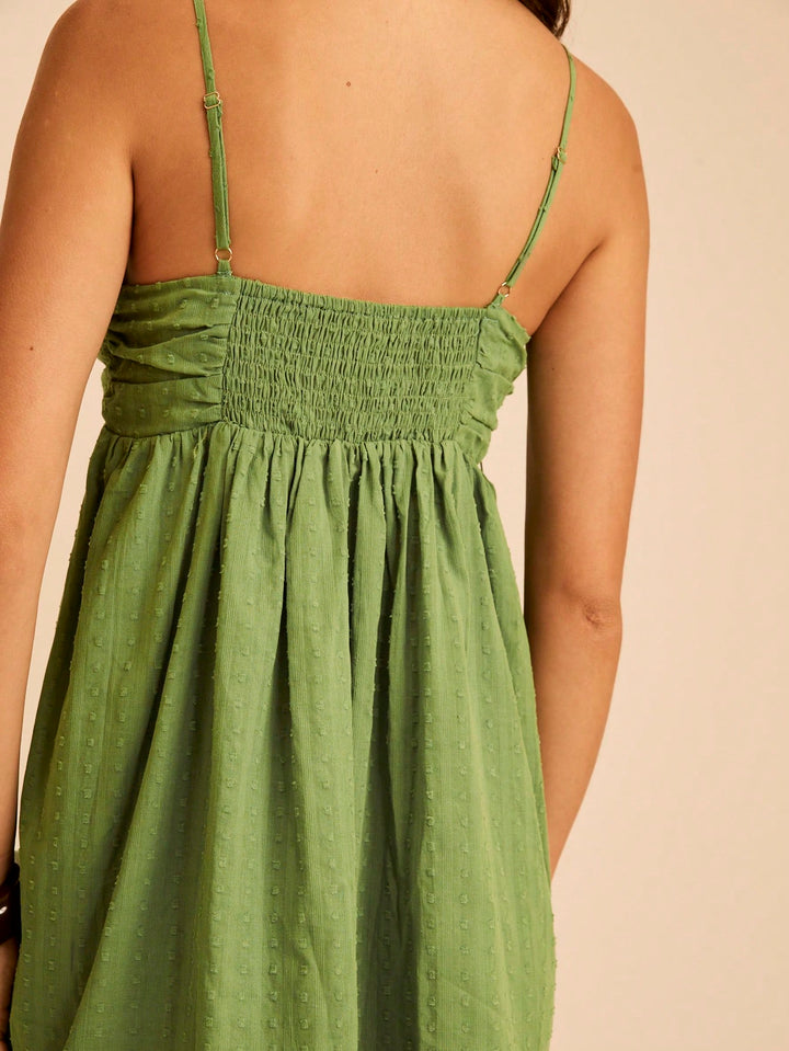 Rochie mini SHEIN, kaki