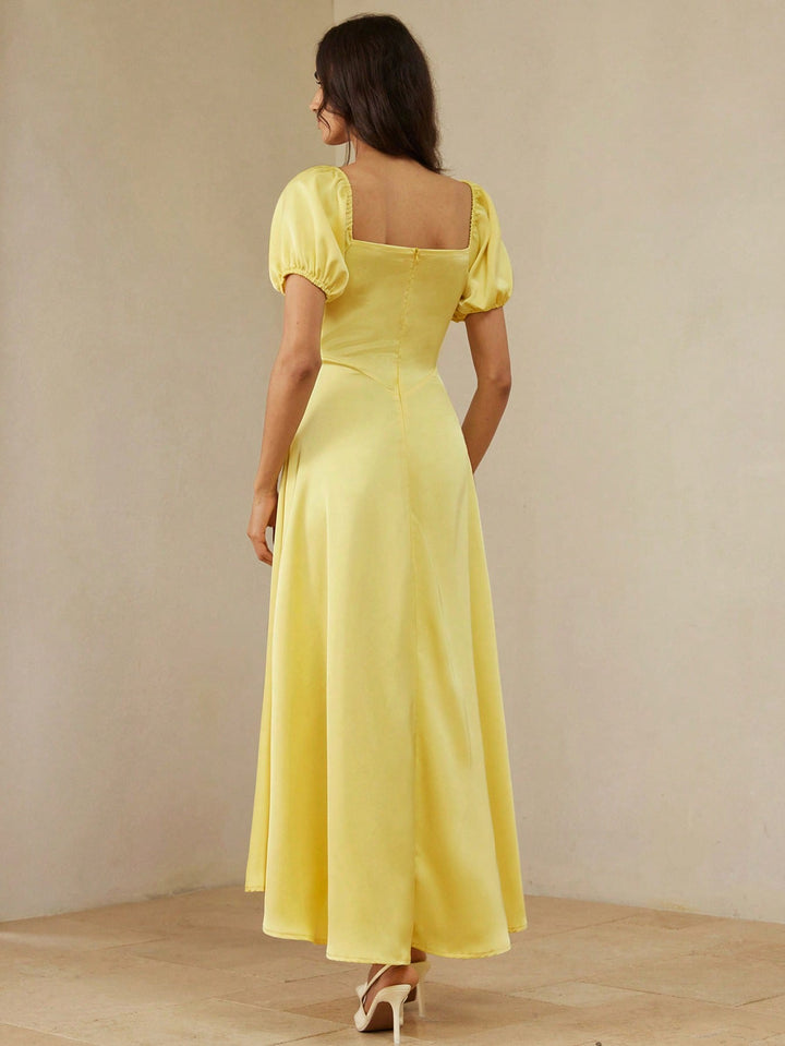 Rochie maxi SHEIN, galben